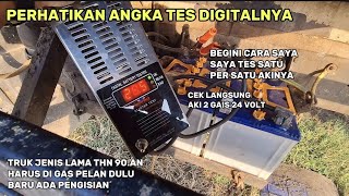 Cara Cek Pengisian Aki Truk 24 Volt Gais.. Hasilnya 100% Normal Poll