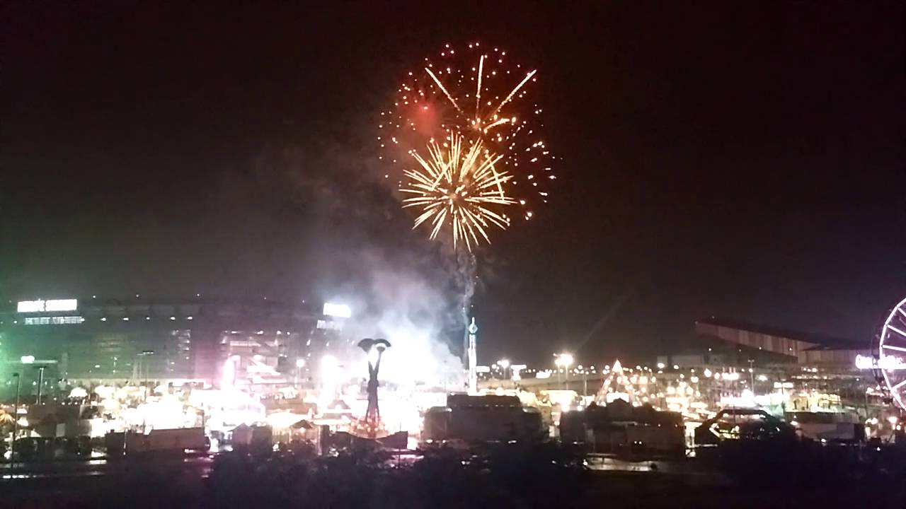 Fireworks at the Meadowlands Fair July 4, 2016 YouTube