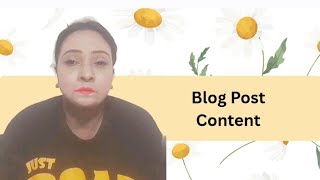 Tips for creating blog post content