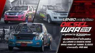 ชมรถแขงควาเงนแสน รน Lenso & Raiden Hero Drag King Of Turbo 3,000 ปากเทอรโบ 46 Mm.