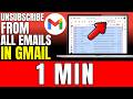 How To Unsubscribe From All Emails In Gmail 2026 