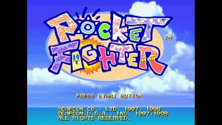 Pocket Fighter - Sony PlayStation - Intro & Title Screen