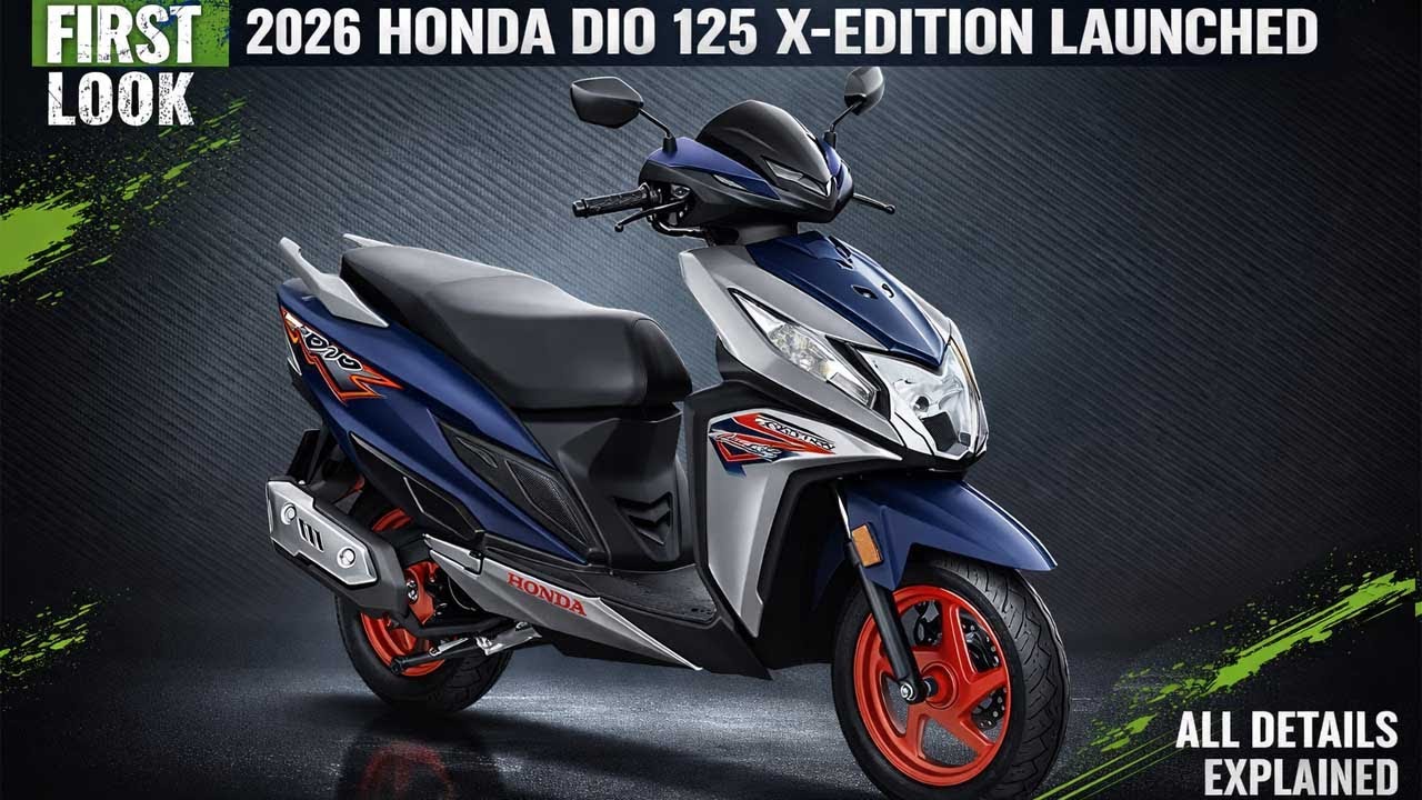 Honda Dio 125 X-Edition With Pearl Siren Blue Colour Launched -Explained All Spec, Features And More
