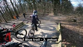 Blue trail / Driver8 / Bikepark Koliba / First ride with 5-year-old on Commencal Clash 20