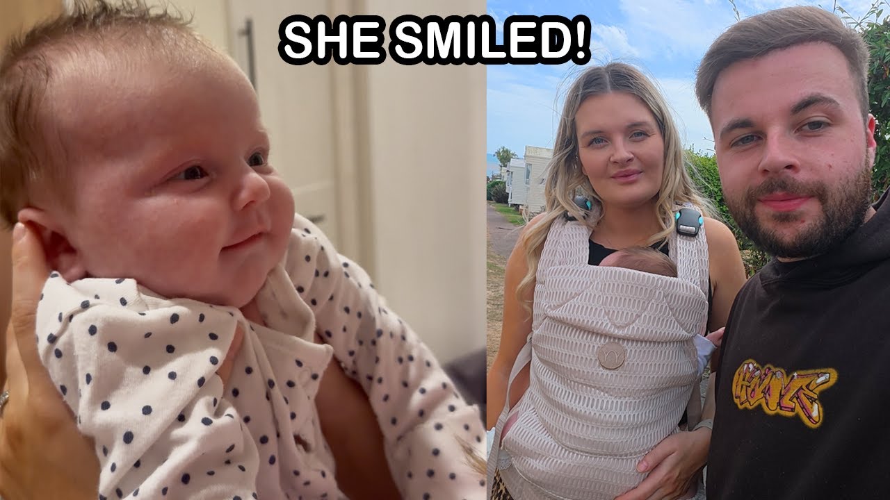 Our Baby's FIRST SMILE 😮 Holiday Diaster & Arcade Fun...