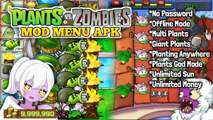 🔥 Download Plants vs. Zombies 3.4.3 [Money mod] APK MOD. Popular arcade  about zombies and plants 