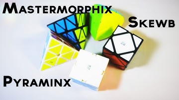 MoFangGe QiYi Mastermorphix, QiMing Pyraminx & QiCheng Skewb First Impressions