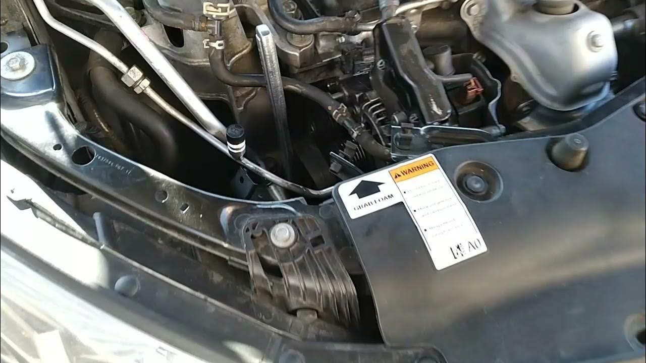 2017 Honda Civic alternator replacement - YouTube