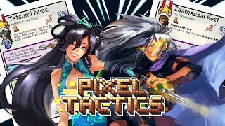 99 Games - Pixel Tactics Gameplay (Tatsumi VS Zaamassal)