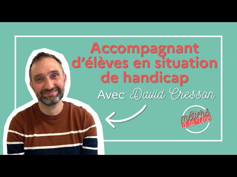 Miniature de la vidéo Métiers à la Une n°6 - Accompagnant d’élèves en situation de handicap (AESH)