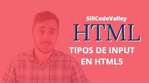 Nuevos tipos de input en HTML5