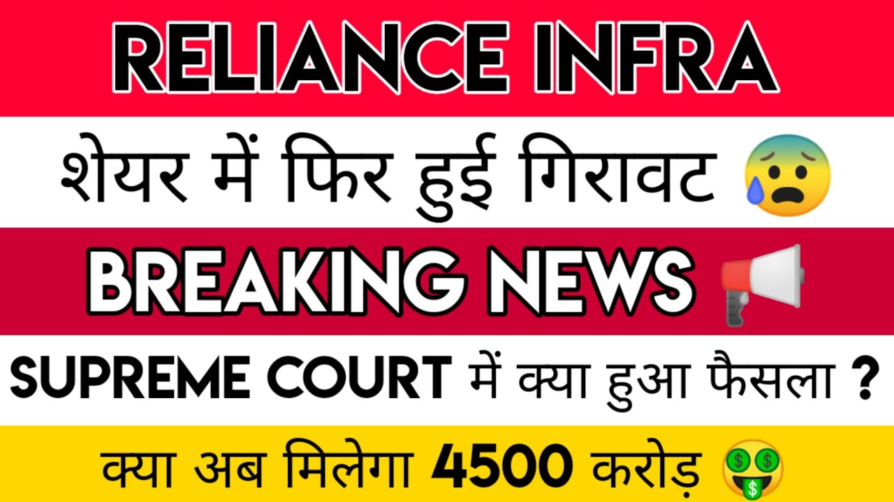 Reliance Infra Share Analysis Reliance Infrastructure Share News