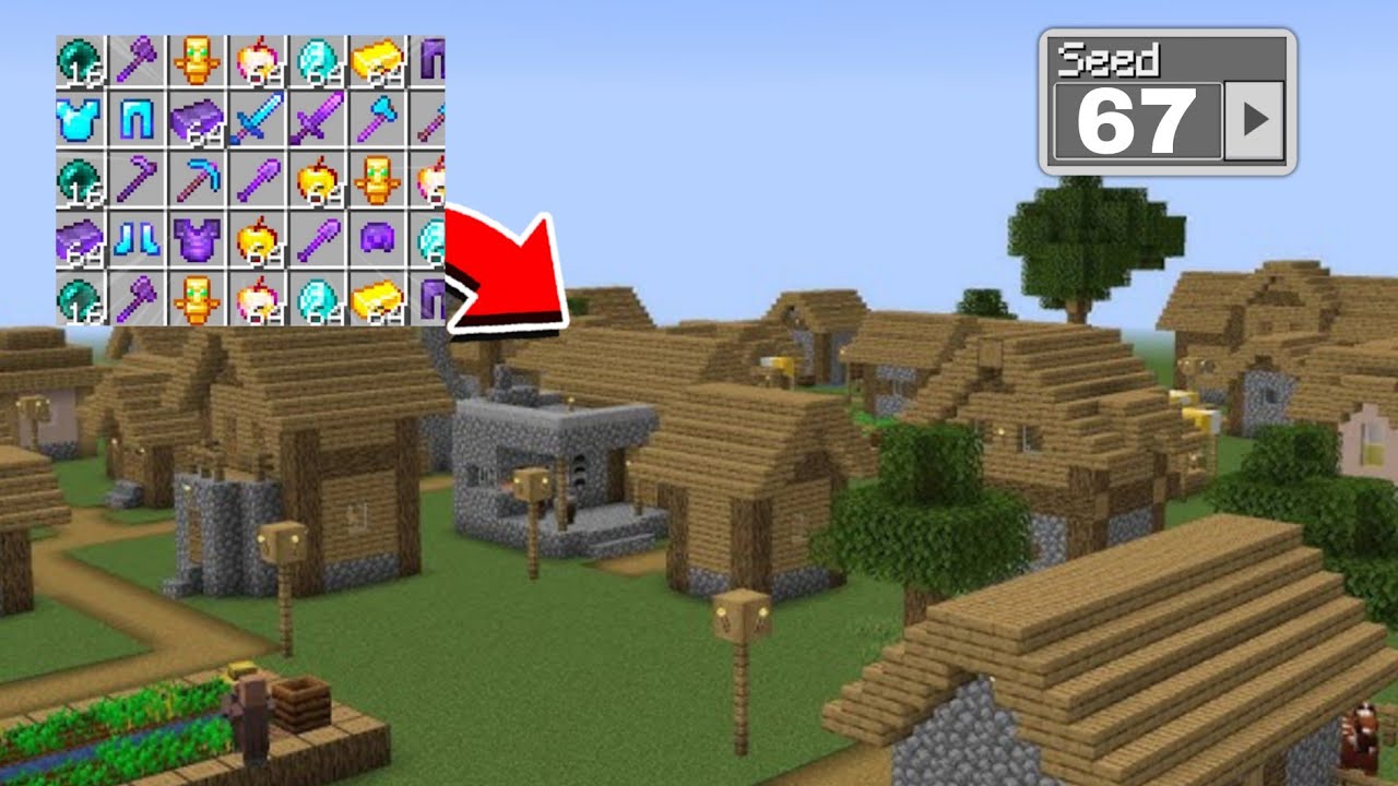 TOP 2 BEST SEEDS IN MINECRAFT PE 1.21 | BEST SEED 1.21 - YouTube