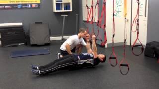 TRX Supine Pull stage 2