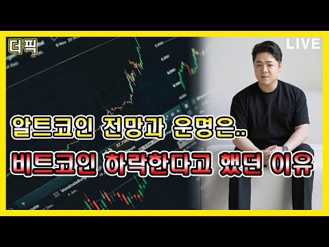   비트코인 하락한다고 했던 이유 비트코인 알트코인 분석