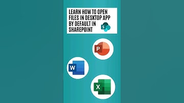📂 Open Files in Desktop App By Default SharePoint 📂