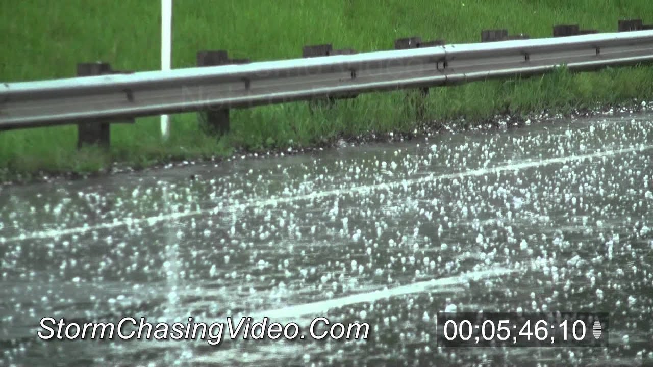 5/21/2011 Topeka, KS Hail And Tornado B-Roll Stock Footage