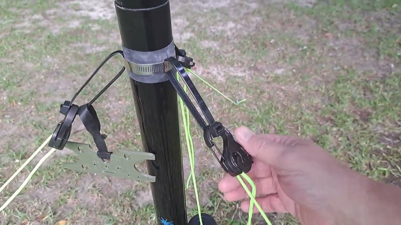 Spiderbeam 12M Fiberglass Pole Revised Supports Part 2