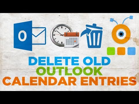 How to Delete Old Outlook Calendar Entries