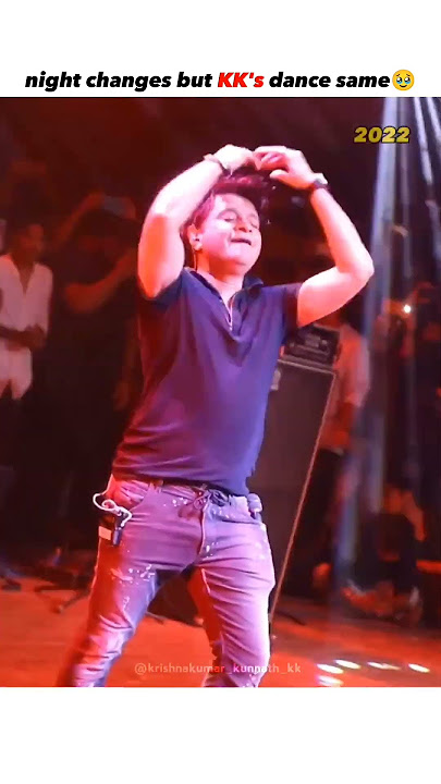 KK sir Dance Moment || Kk sir at Nazrul Manch 2022 || #ripkk #kk #kksinger