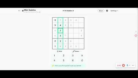 Linkedin Mini Sudoku #119 Today