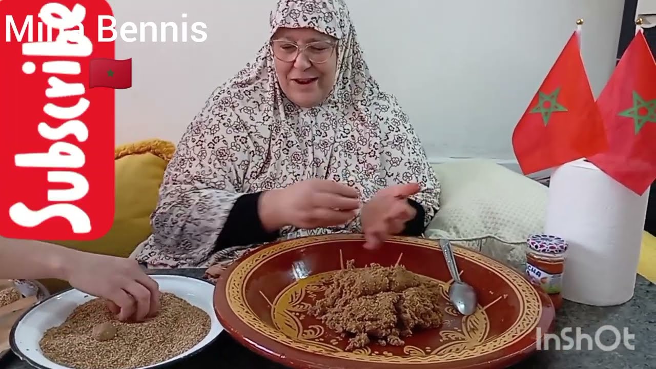 غريبة بزنجلان ونخالة مع مينة بنيس🇲🇦