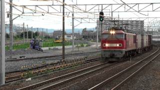 【HD】 貨物列車 EF510-7 レッドサンダー
