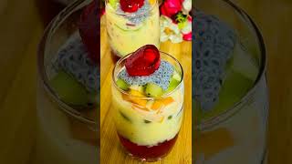 mix fruit custard food video youtubeshorts new trending recipe shots punjabi viral  reels