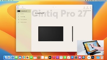Wacom Center – Grid panels for touch shortcuts Mac