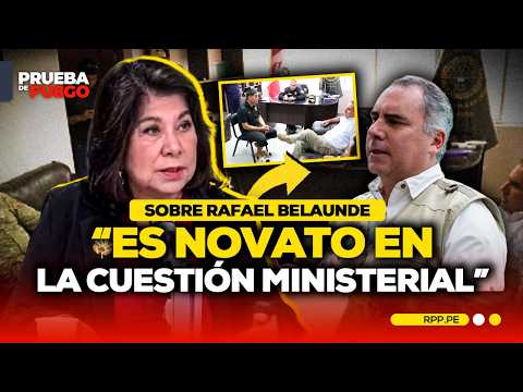 🎙️ Martha Chávez says Rafael Belaunde "is a ROOKIE in ministerial matters" | Trujillo Case