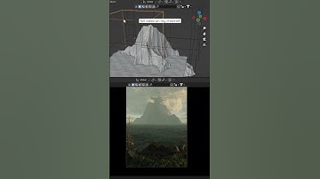 Moody 3D Landscape in Blender - check out the full video on my channel!