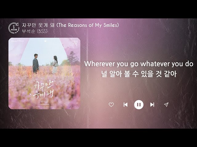 부석순 (BSS) - 자꾸만 웃게 돼 (The Reasons of My Smiles) (1시간) / 가사 | 1 HOUR class=