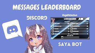 How To Setup Saya Bot On Discord App android/ios | Commands Tutorial | Discord Messages Leaderboard