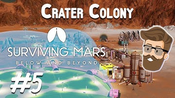 Doors & Derelicts (Crater Colony Part 5) - Surviving Mars Below & Beyond Gameplay