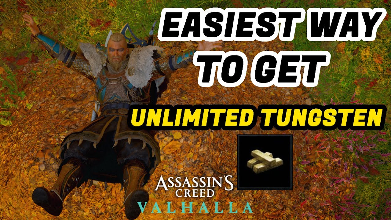 Assassin's Creed Valhalla *New* Infinite TUNGSTEN Farming Method YouTube