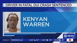 Driver in fatal DUI crash who reportedly tried to drag victim from road sentenced