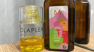 Olaplex no.7 Oil VS. Morrocanoil for fine hair oil