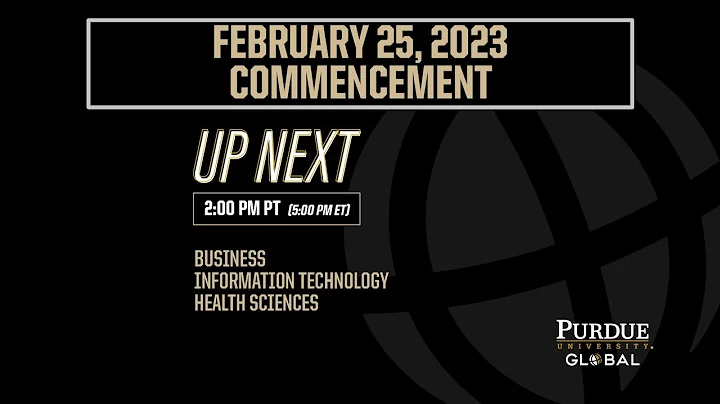 Purdue Global February 2023 In-Person Commencement