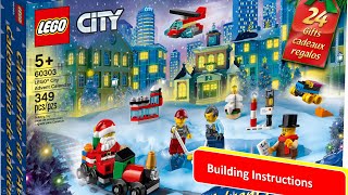 LEGO City Advent Calendar Building Instructions for LEGO 60303