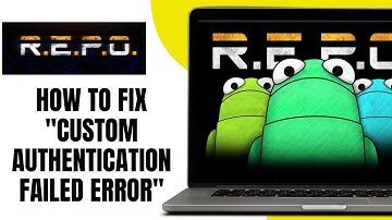 How to Fix repo Custom Authentication Failed Error