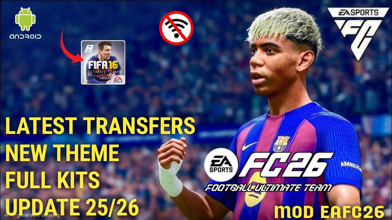 FIFA 16 MOBILE MOD FC 26 ANDROID APK + OBB + DATA OFFLINE (MediaFire) @AlphatrixYT