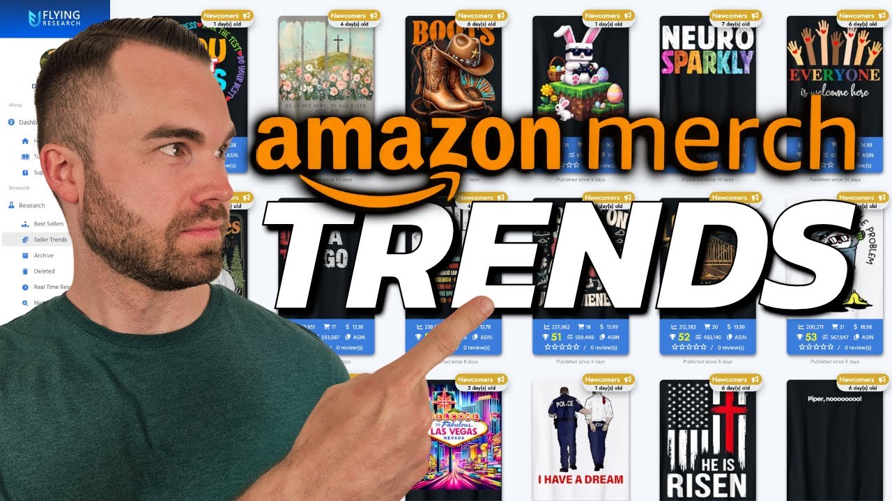Find Amazon Merch Trends That SELL (Step-by-Step Guide) - YouTube