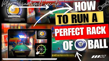 HOW TO BREAK & RUN-OUT A PERFECT ✅ RACK OF 10 BALL USING PRECISE POSITIONAL PLAY & CUEBALL CONTROL ✅