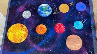 Spray Painting the solar system