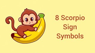 8 Scorpio Sign Symbols #scorpio #scorpioseason #scorpiofacts #zodiacsign #astrology #astroloa