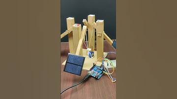 Umbrella Solar Panel #arduino #arduinoprojects #experiment #eazytronic #solartracker