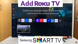 How To Add Roku To Samsung Smart Tv