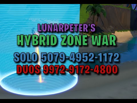 Hybrid The Best Fortnite Zone Wars Map Played By Faze Ewok Aydan Solo Duo And No Rng Codes Youtube