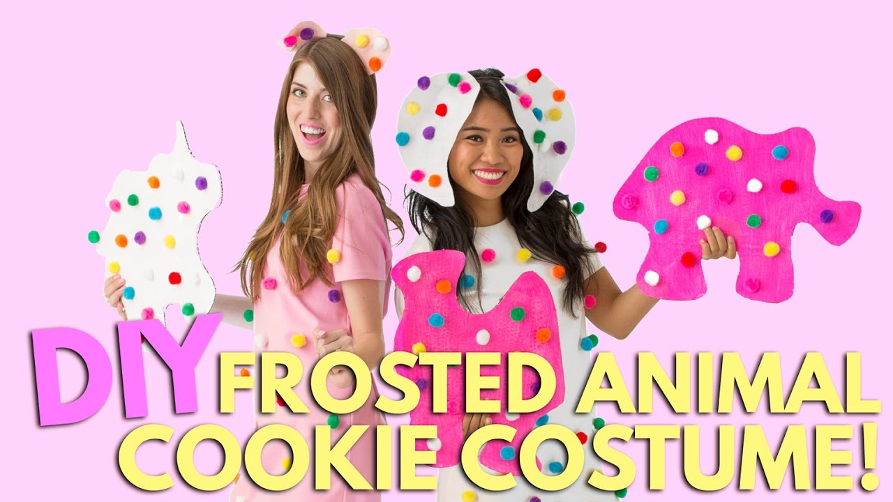 DIY Frosted Animal Cookie Costume YouTube
