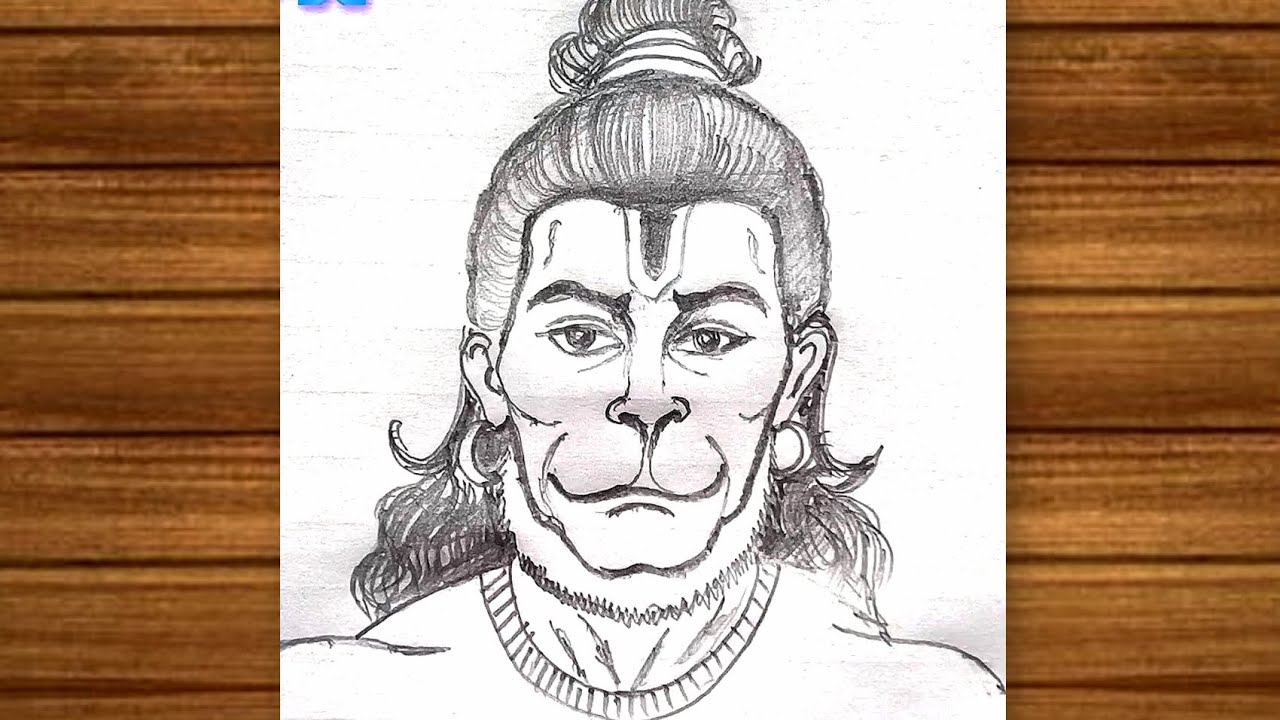 Jai Bajrangbali 🙏 | Hanuman Ji Pencil Sketch | Devotional Drawing